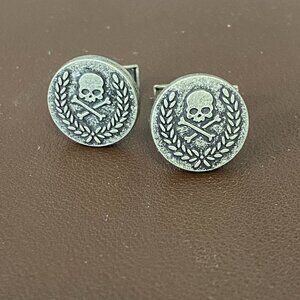 Vintage English Laundry Skull Cufflinks